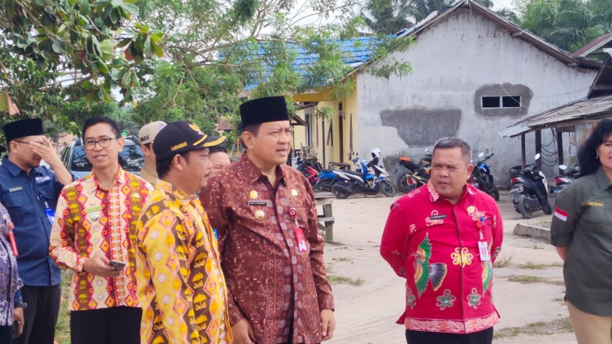 Kunjungan PJ Bupati  Kotawaringin Barat di Desa Kadipi Atas